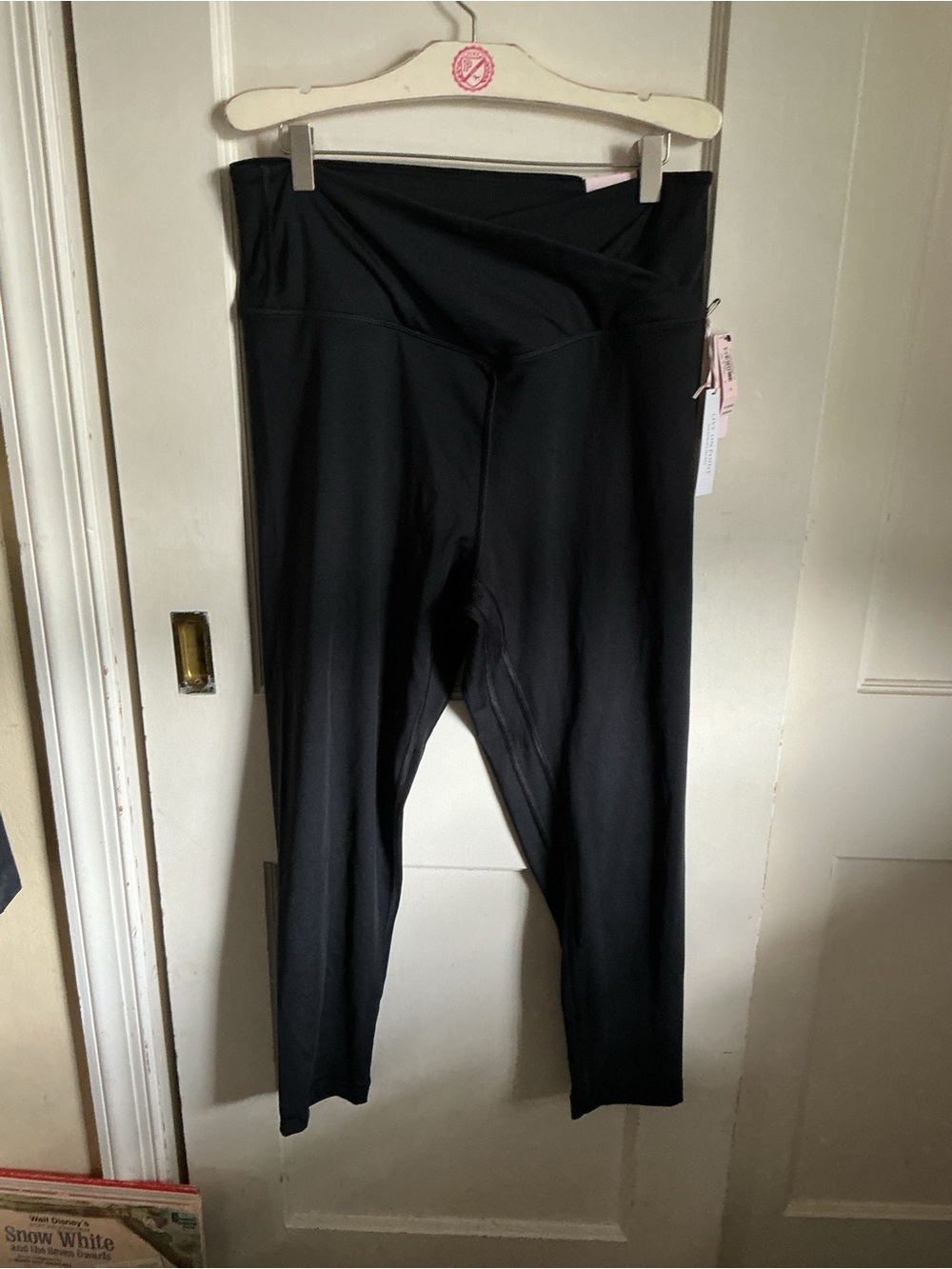 Victoria's Secret Black Kids Leggings with Crossover Waist